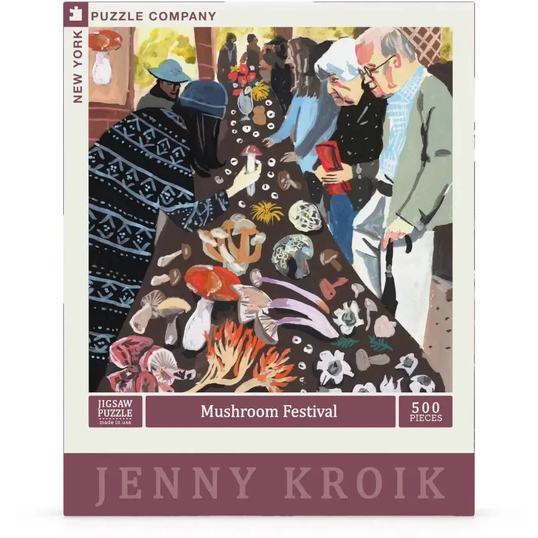 Mushroom Festival 500 Piece Jigsaw Puzzle NYPC