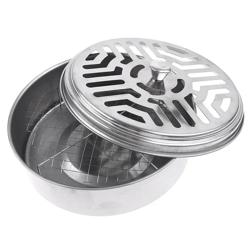 Mosquito Coil Holder with Mesh Stand | Camping Garden Incense Burner