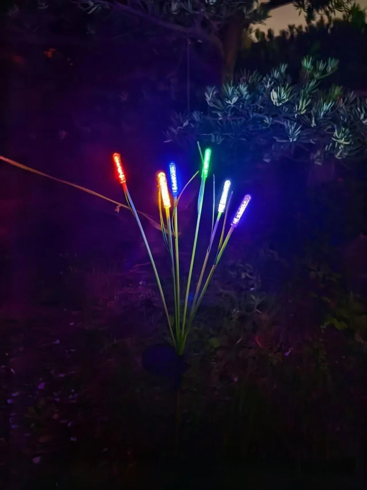 1PC Solar Firefly Swaying Garden Light Outdoor Waterproof LED Reed Lamp Decoration Landscape Lights For Pond Patio Yard Pathway